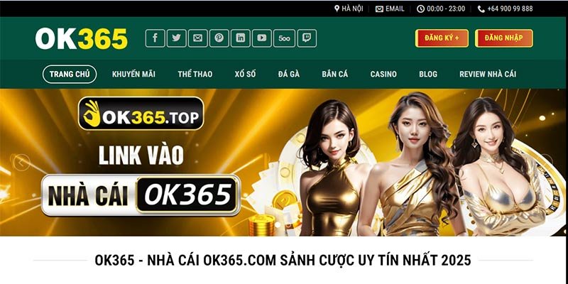 OK365f Com là một sân chơi cá cược uy tín